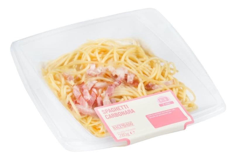 Spaghetti carbonara Hacendado