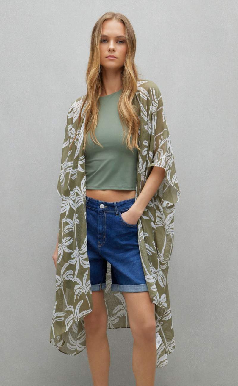 Caftan de mujer largo estampado Easy Wear