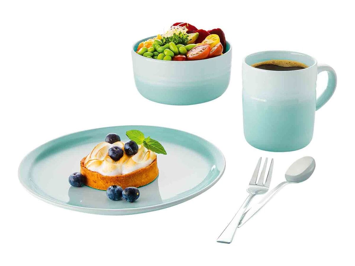 Set de vajilla de colores alegres