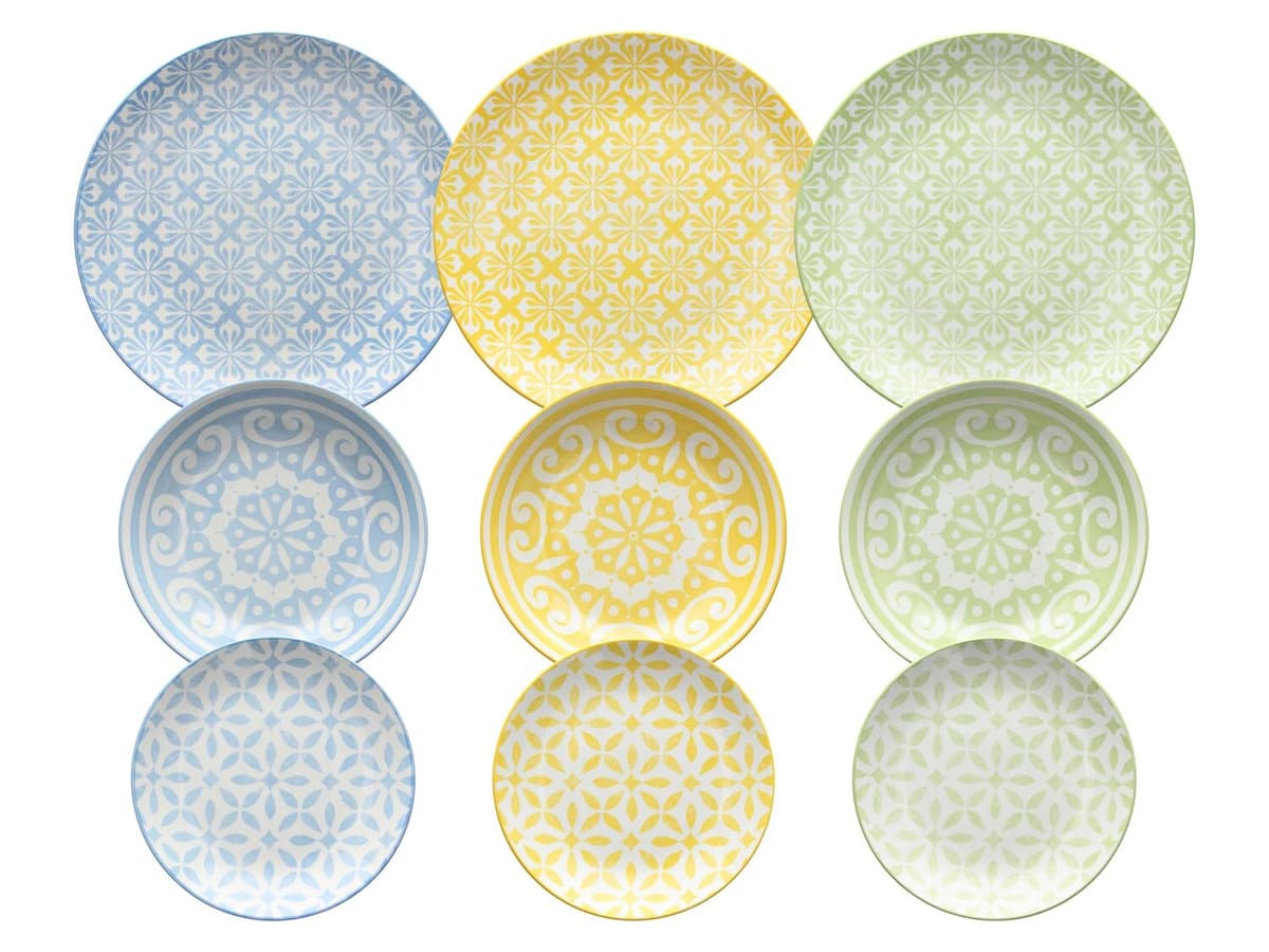 Vajilla de porcelana de 18 piezas Tognana