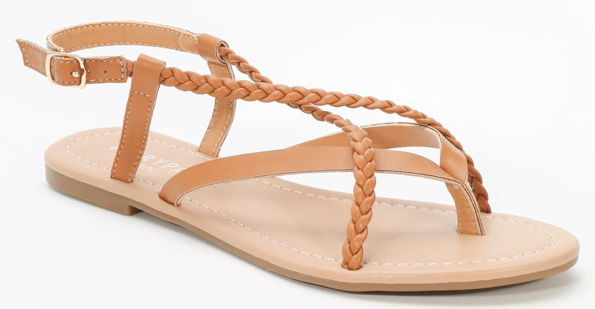 Sandalias planas trenzadas