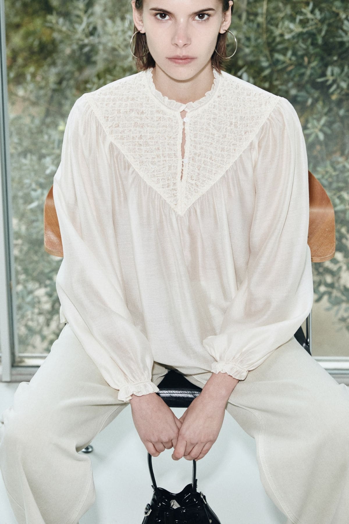 Blusa canesú fantasía de Sfera