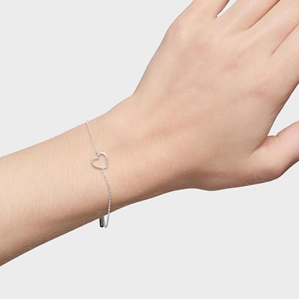 Pulsera de plata de primera ley con motivo de corazón Tous de Amazon