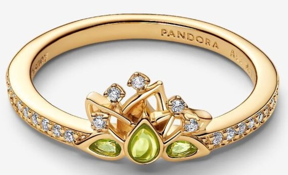 Anillo Tiara Princesa Tiana de Disney de Pandora