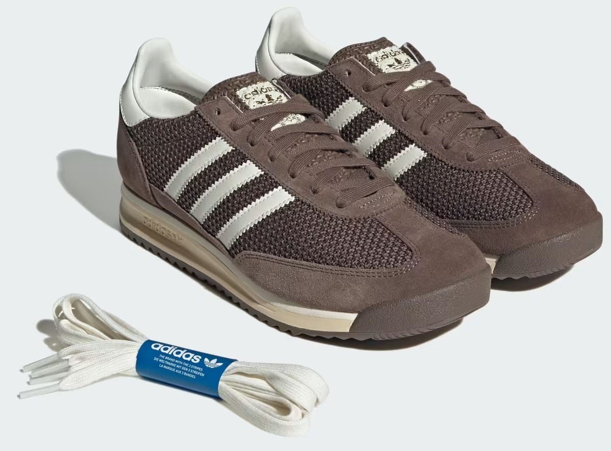 Las nuevas zapatillas SL 72 RS en color marrón de Adidas