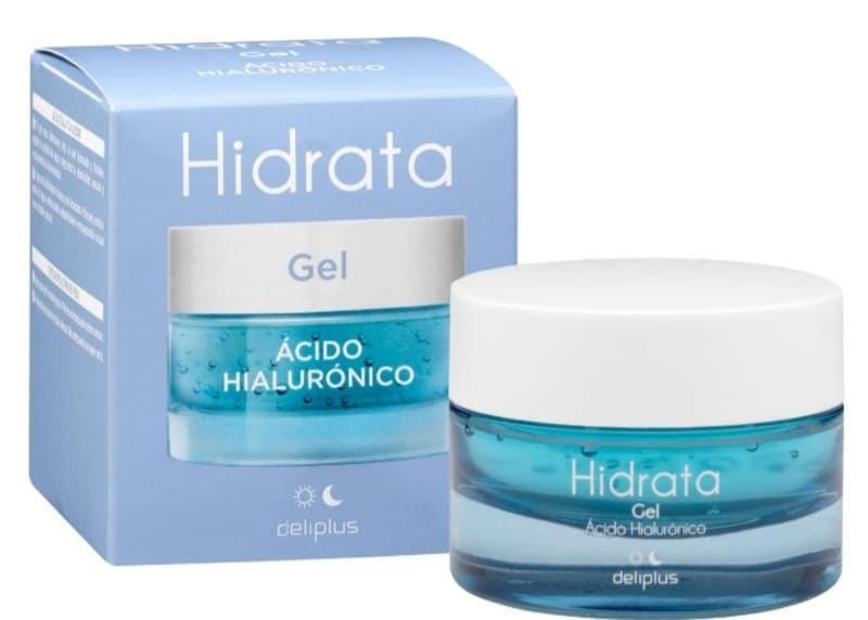 Gel facial Hidrata Deliplus con ácido hialurónico