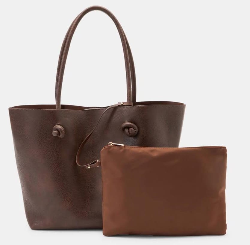 Bolso shopper con nudos, Easy Wear