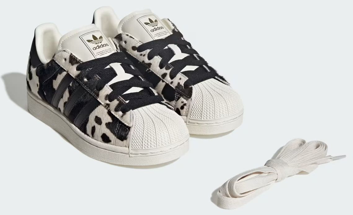 Las nuevas zapatillas Superstar II con estampado animal de Adidas