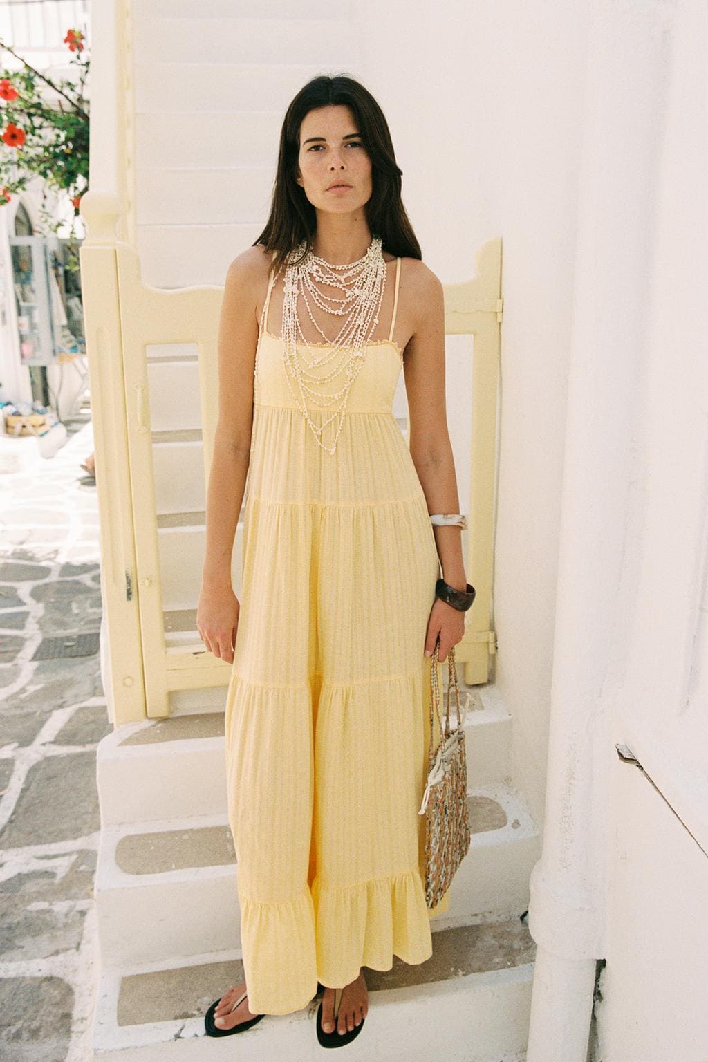 Vestido paneles de espalda descubierta