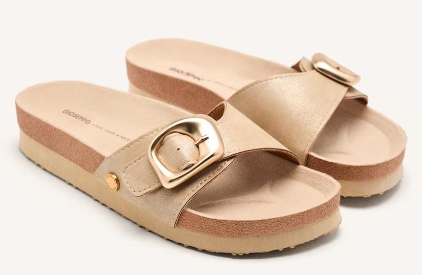 Sandalias planas tipo bio y maxi hebilla