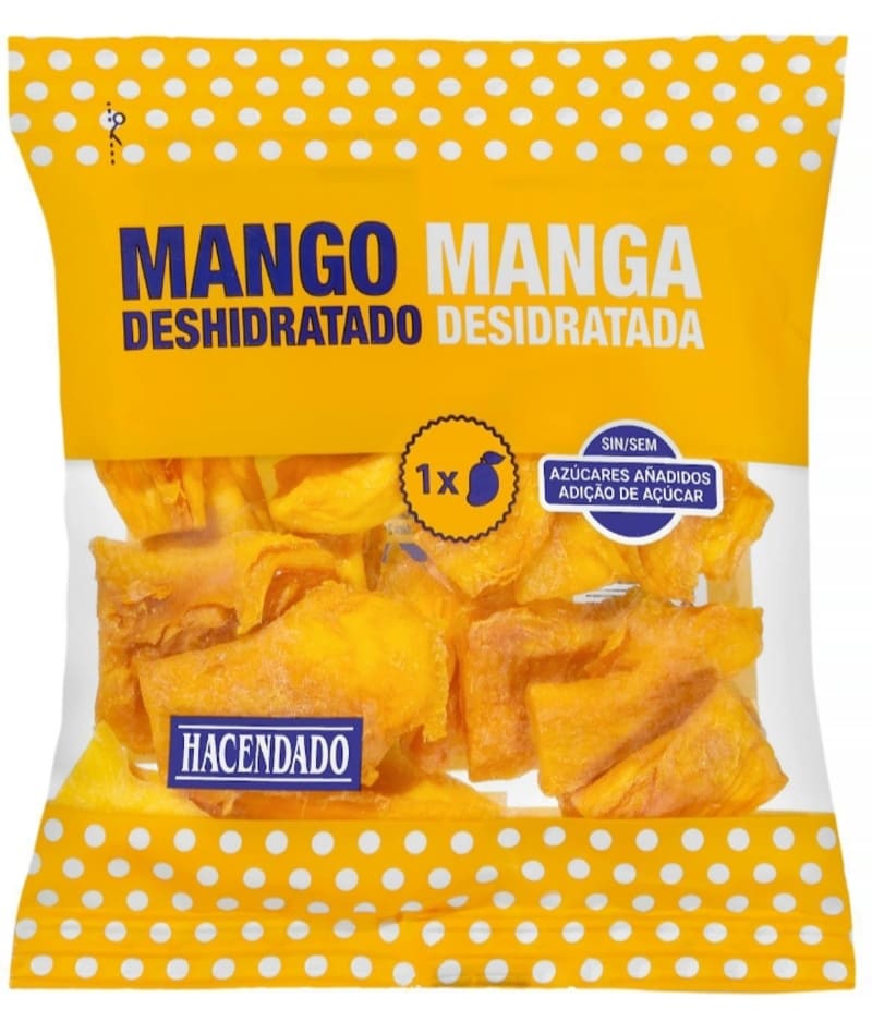 Mango deshidratado Hacendado sin azúcar añadido