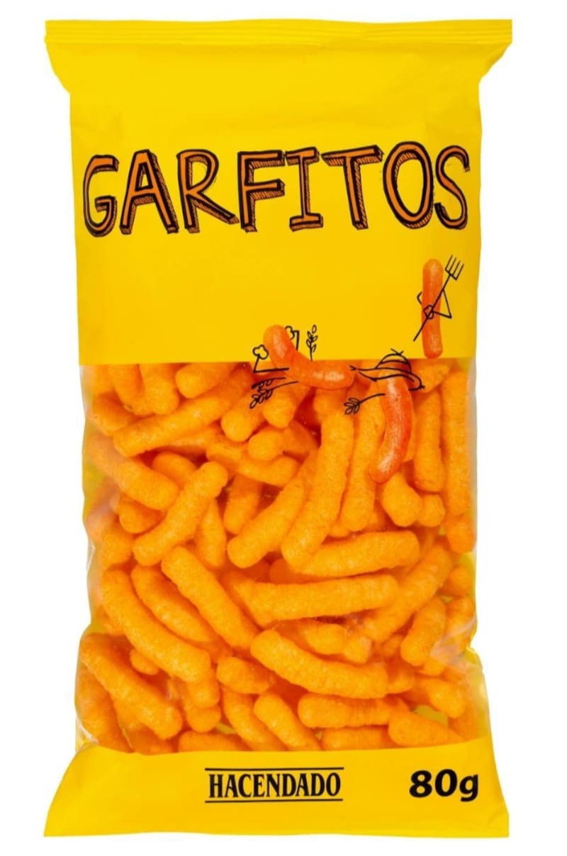 Garfitos de maíz sabor queso Hacendado