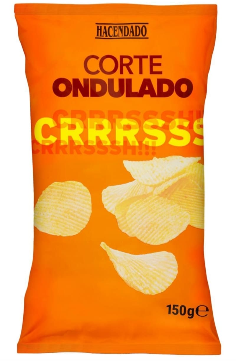 Patatas fritas corte ondulado Hacendado