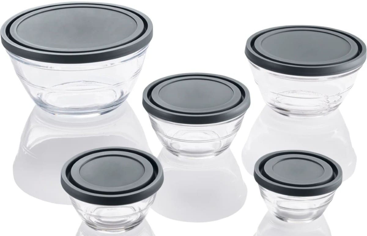 Set de cuencos de vidrio 