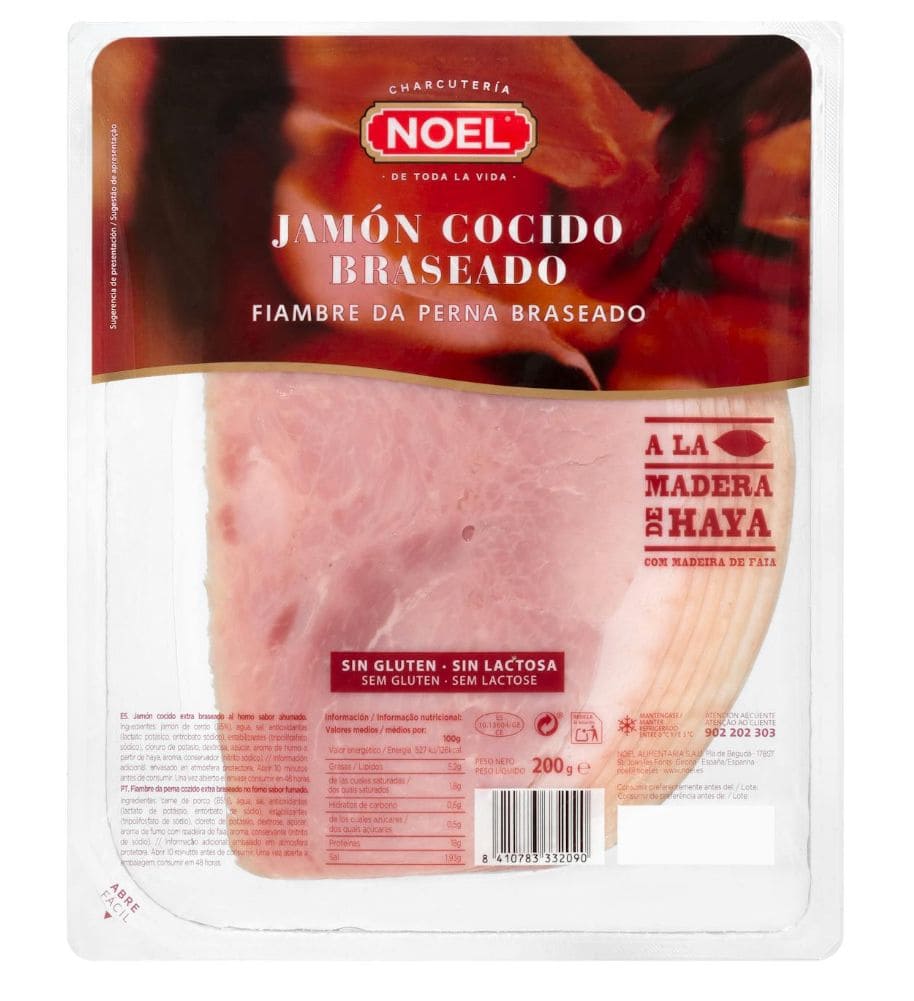Jamón cocido braseado Noel