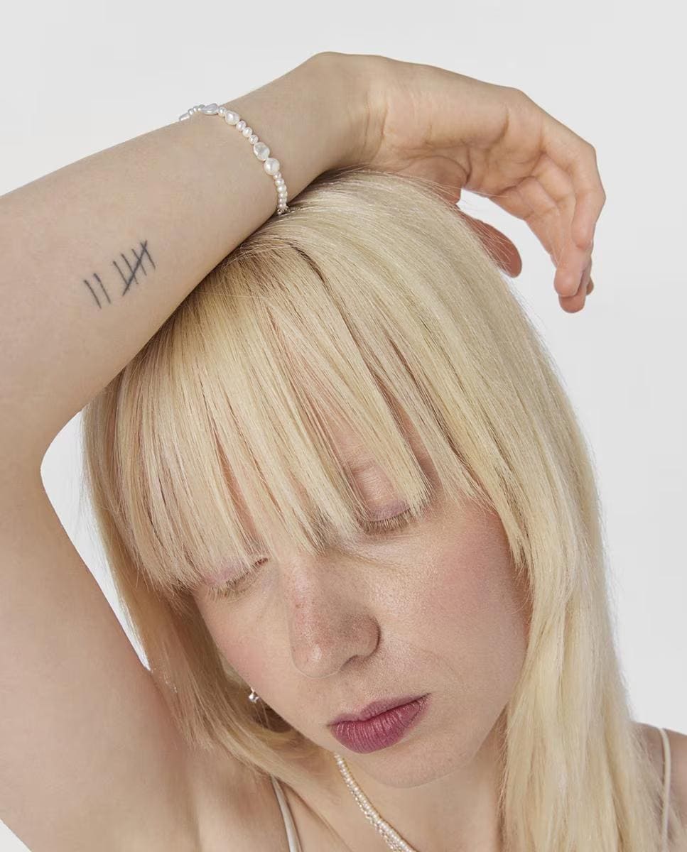 Pulsera Mini Icons de plata y perlas con motivos