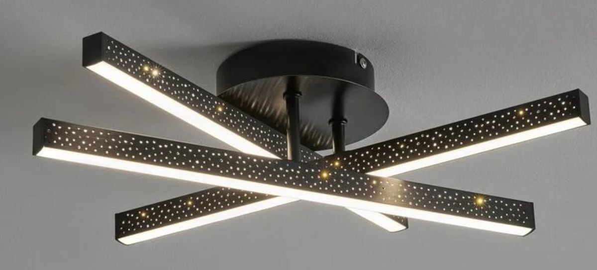 Lámpara LED de techo diseño geométrico LIVARNO HOME de Lidl