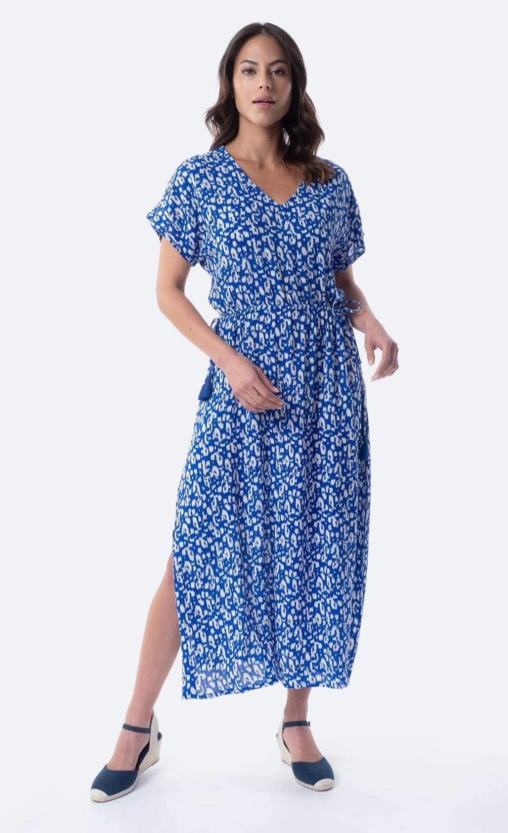 Vestido caftán largo para baño de Mujer TEX