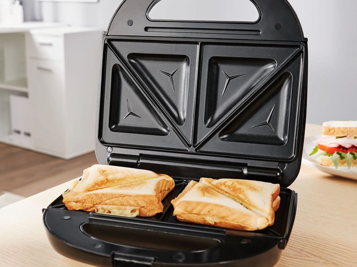 Sandwichera de 700 W Silver Crest