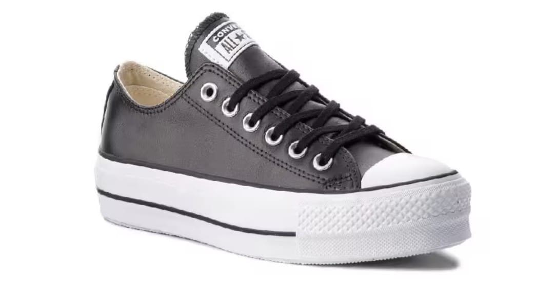 CONVERSE Zapatillas Converse Ctas Lift Clean Ox, Negro, Mujer en Decathlon