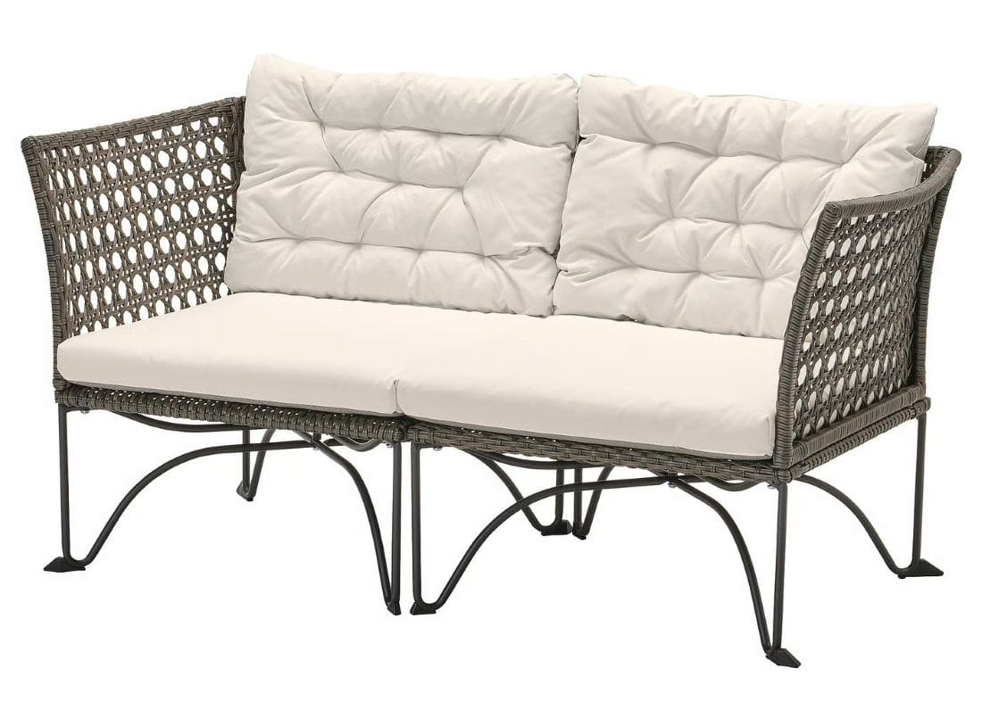 JUTHOLMEN Sofá jardín modular 2 plazas de Ikea