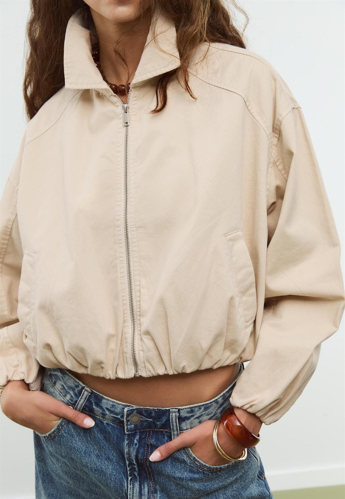 Cazadora balloon sarga