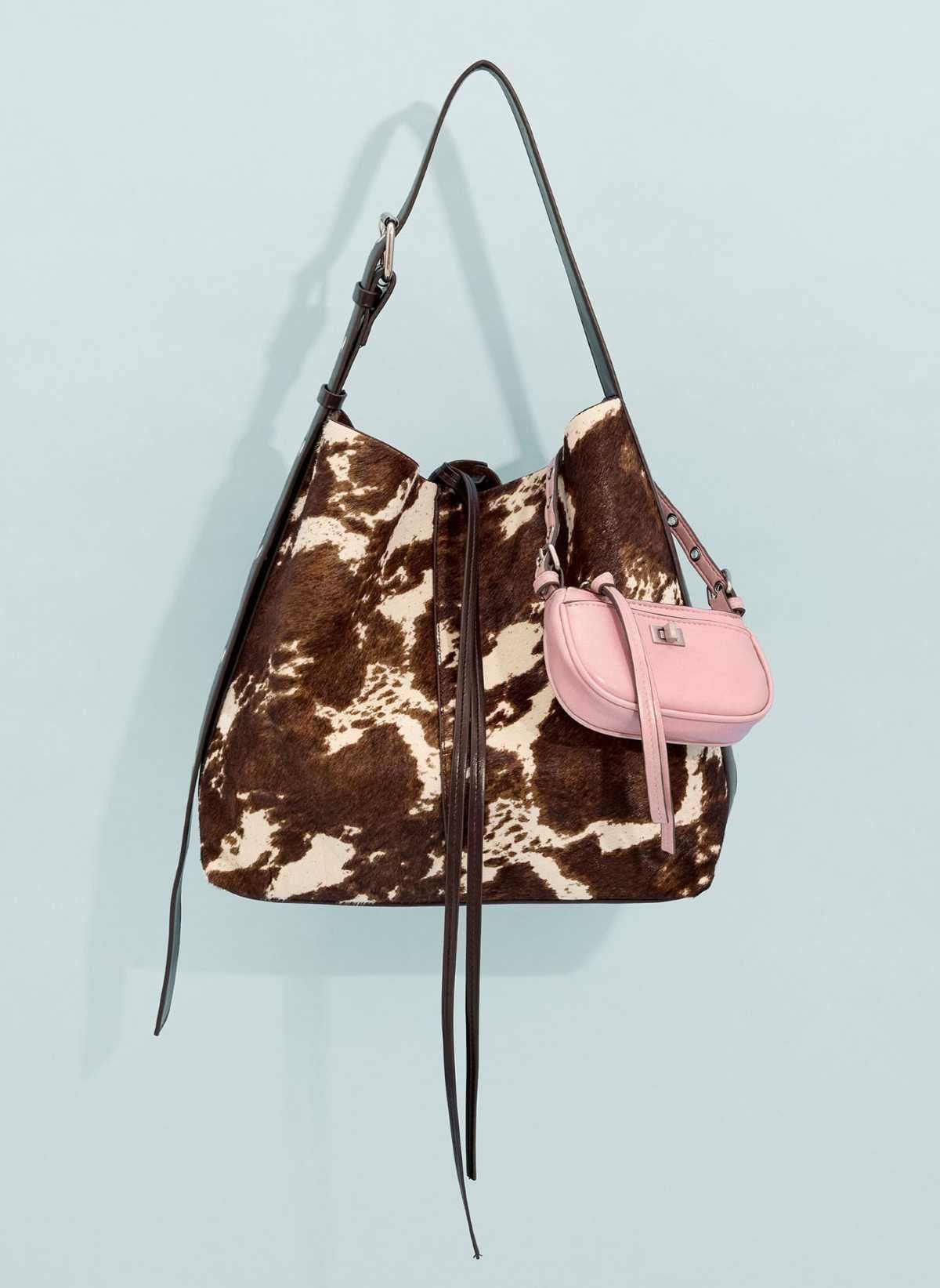 Bolso de hombro con piel de Parfois