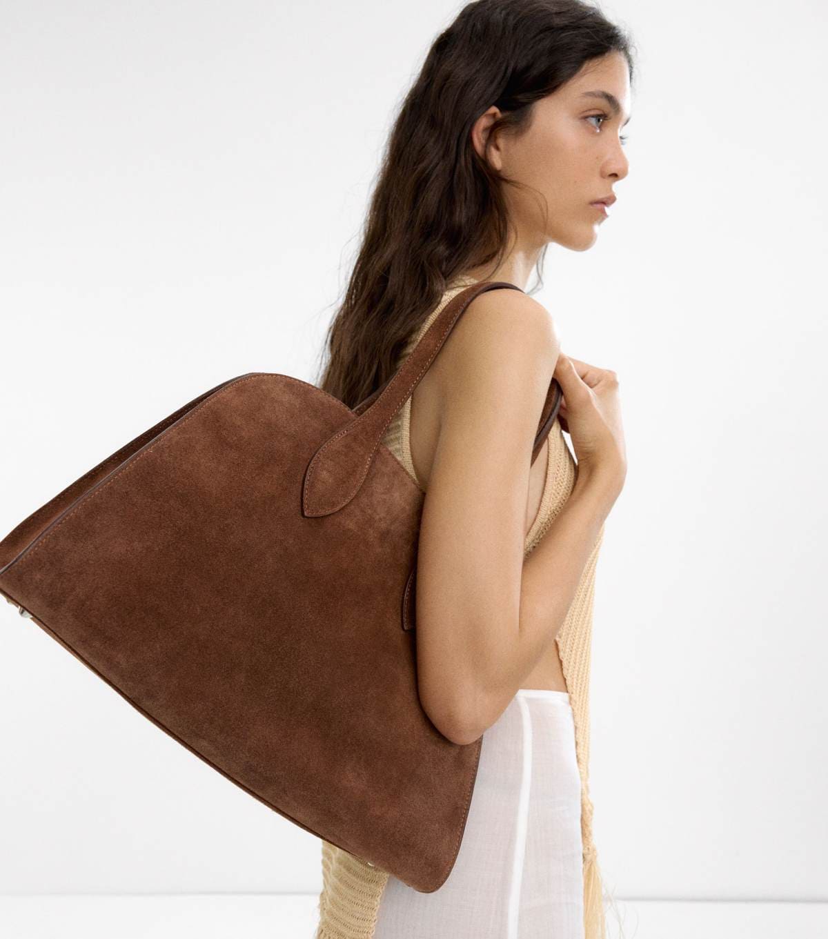 Bolso tote de piel de Parfois