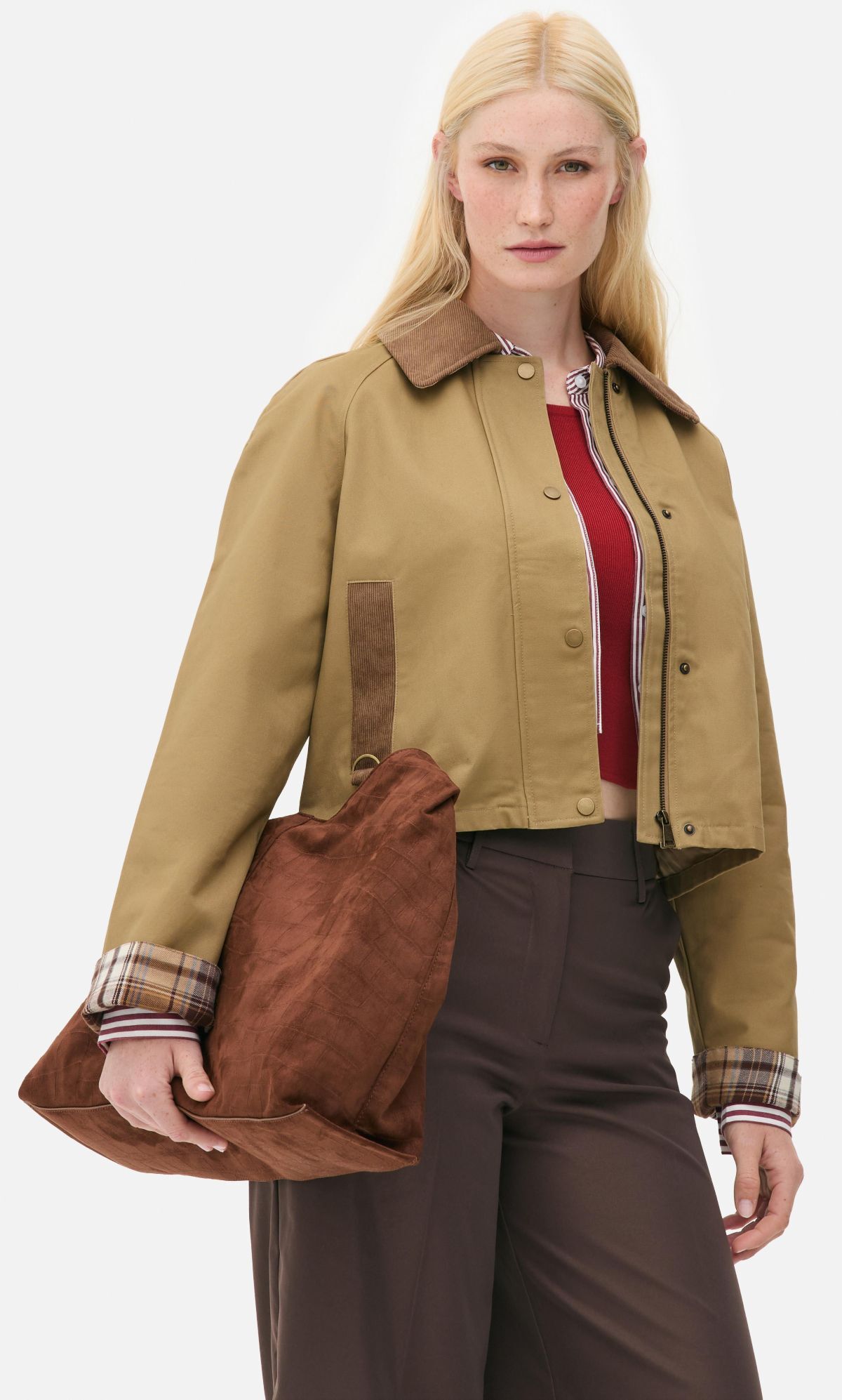 Chaqueta corta de corte trapecio de Primark