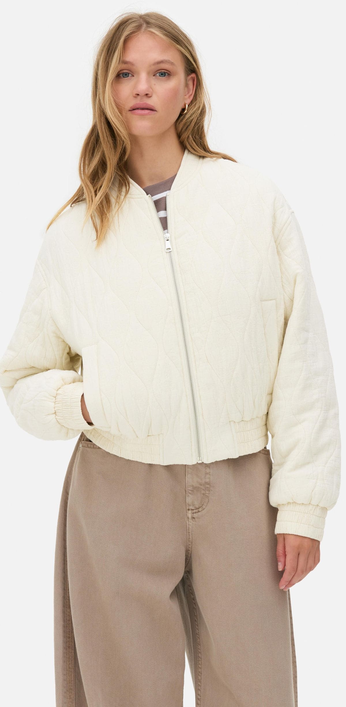 Chaqueta bómber acolchada de Primark