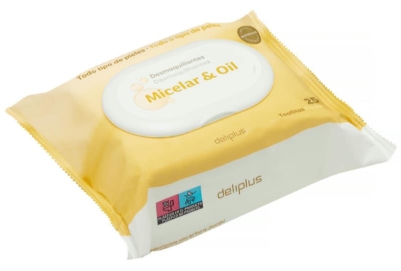 Toallitas desmaquillantes Micelar & Oil Deliplus (2)