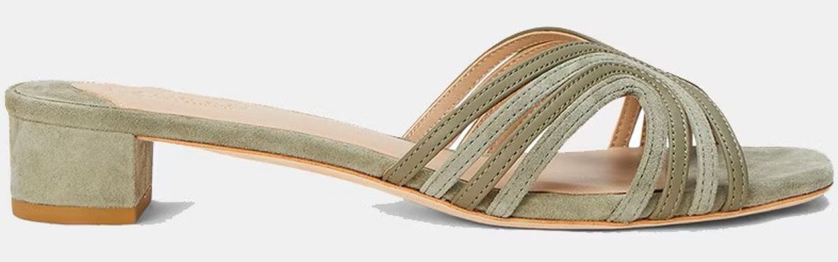 Sandalia de piel Ralph Lauren de El Corte Inglés