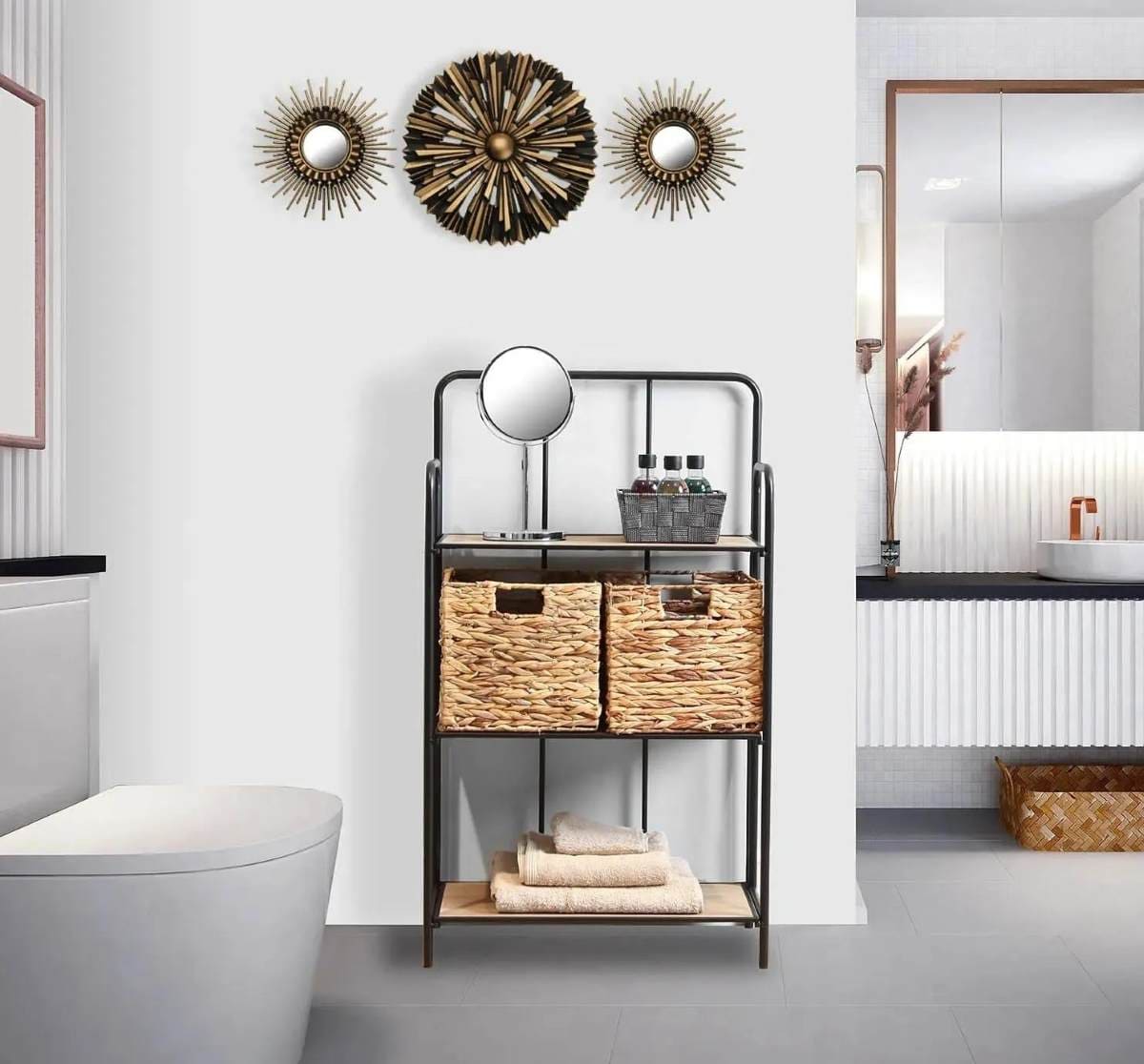 Set de 3 espejos estrellados de Leroy Merlin