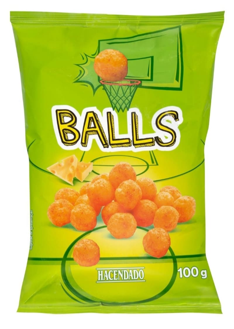 Snacks Balls sabor queso Hacendado
