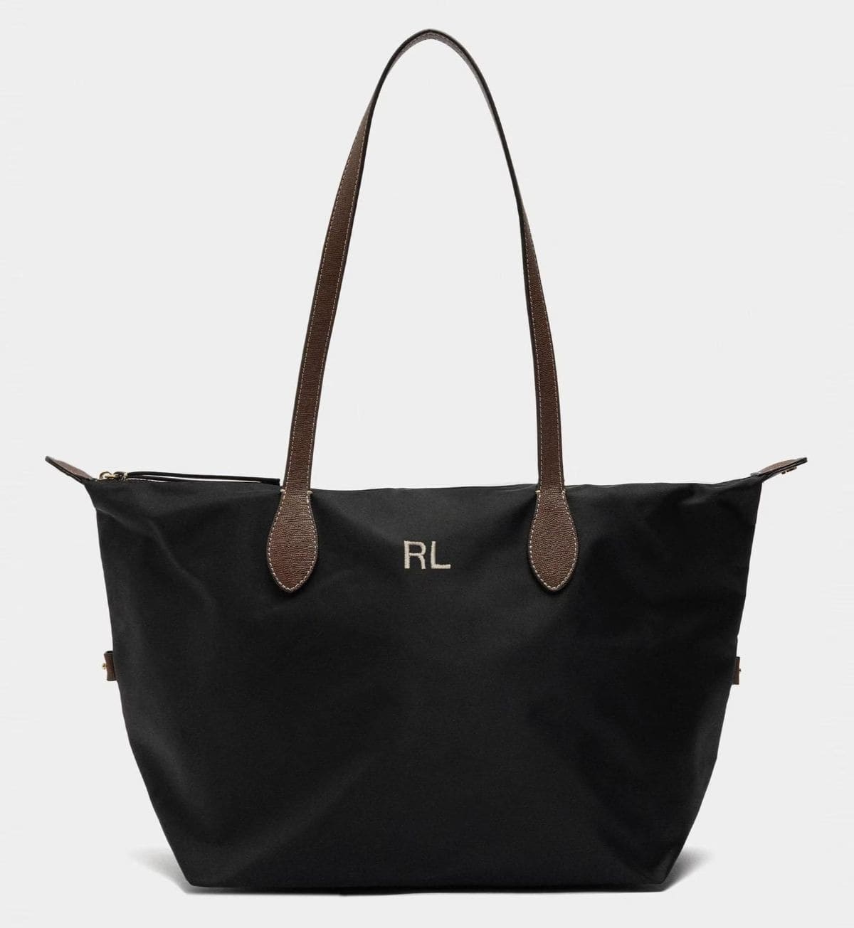 Bolso de hombro estilo shopper con cierre de cremallera en liso de Parfois