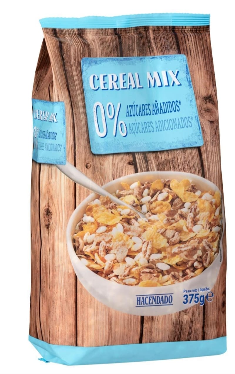 Cereal Mix Hacendado 0 azúcares añadidos