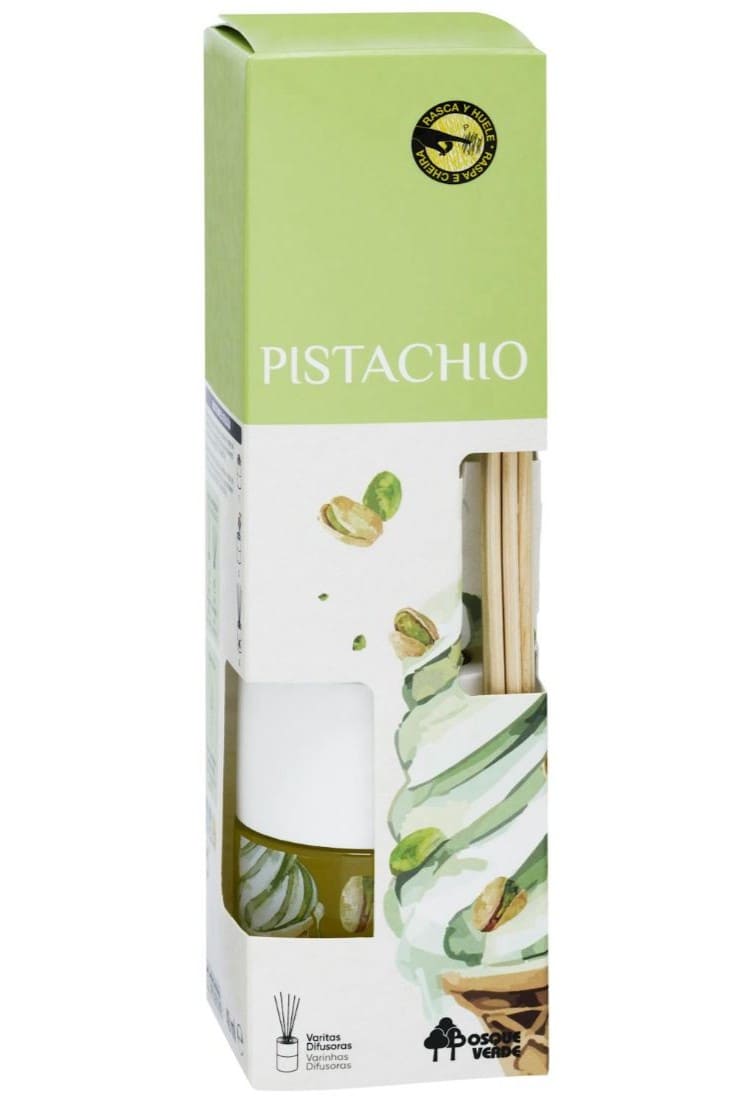Ambientador varitas Pistacho Bosque Verde