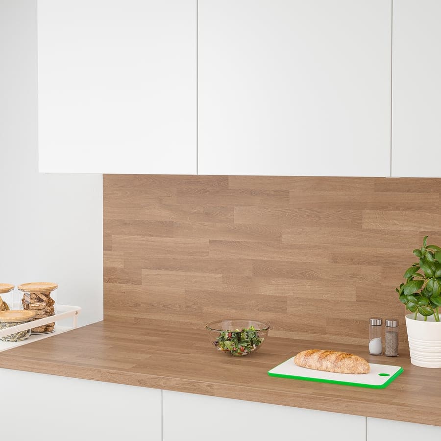 Panel de pared efecto roble laminado SIBBARP