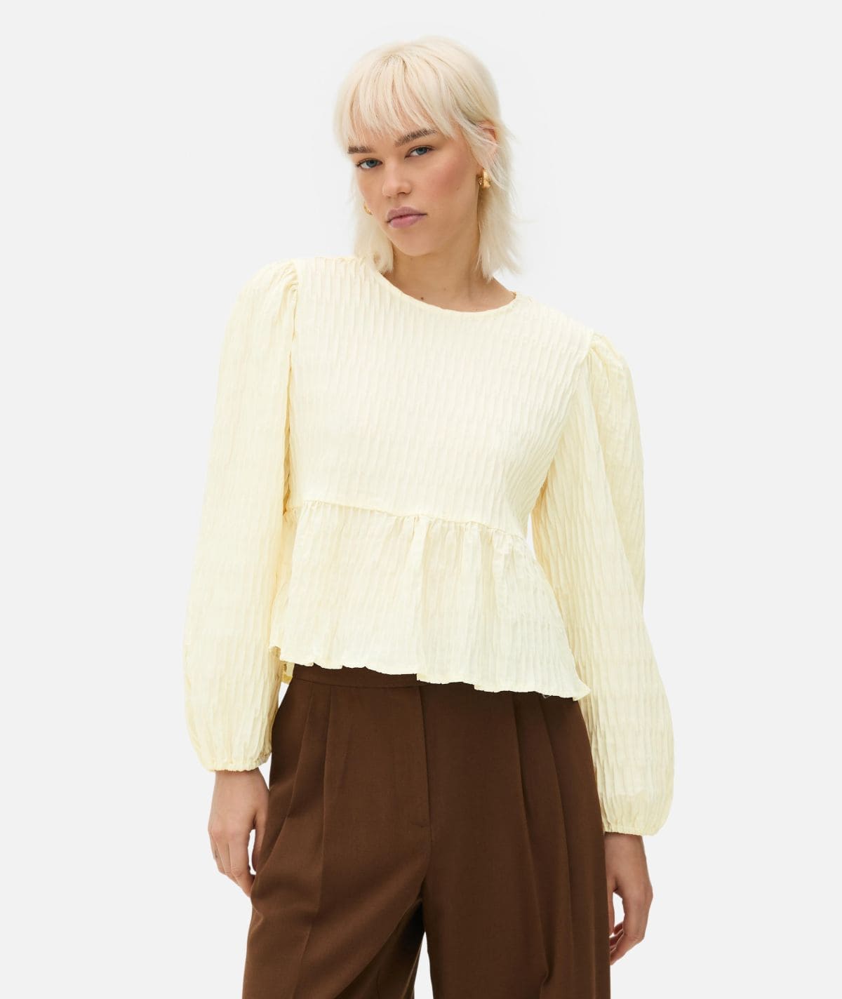 Blusa con péplum de Primark