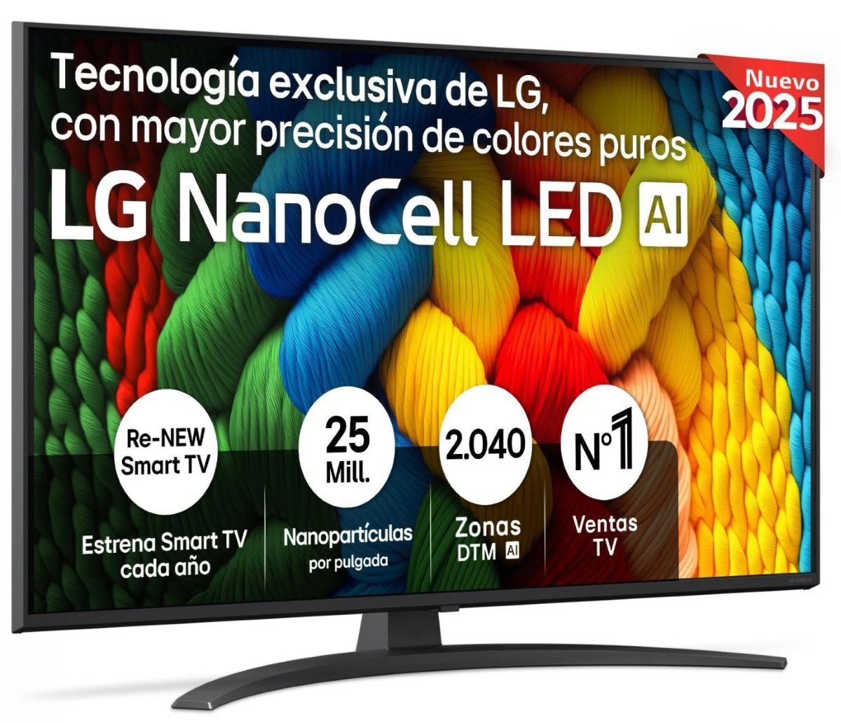 Televisión LG 43NANO81A6A de Carrefour