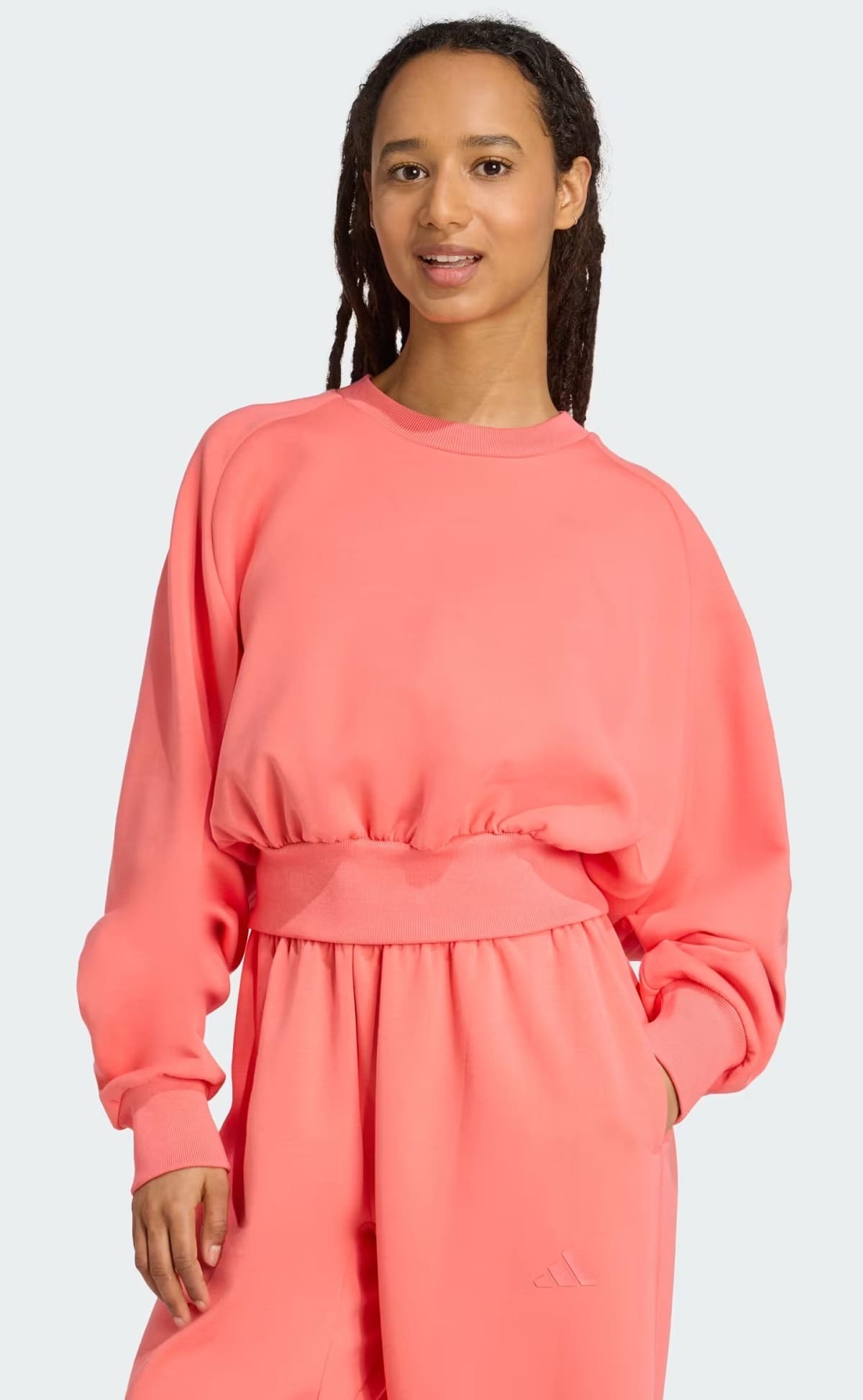 La sudadera Soft Lux Loose de Adidas