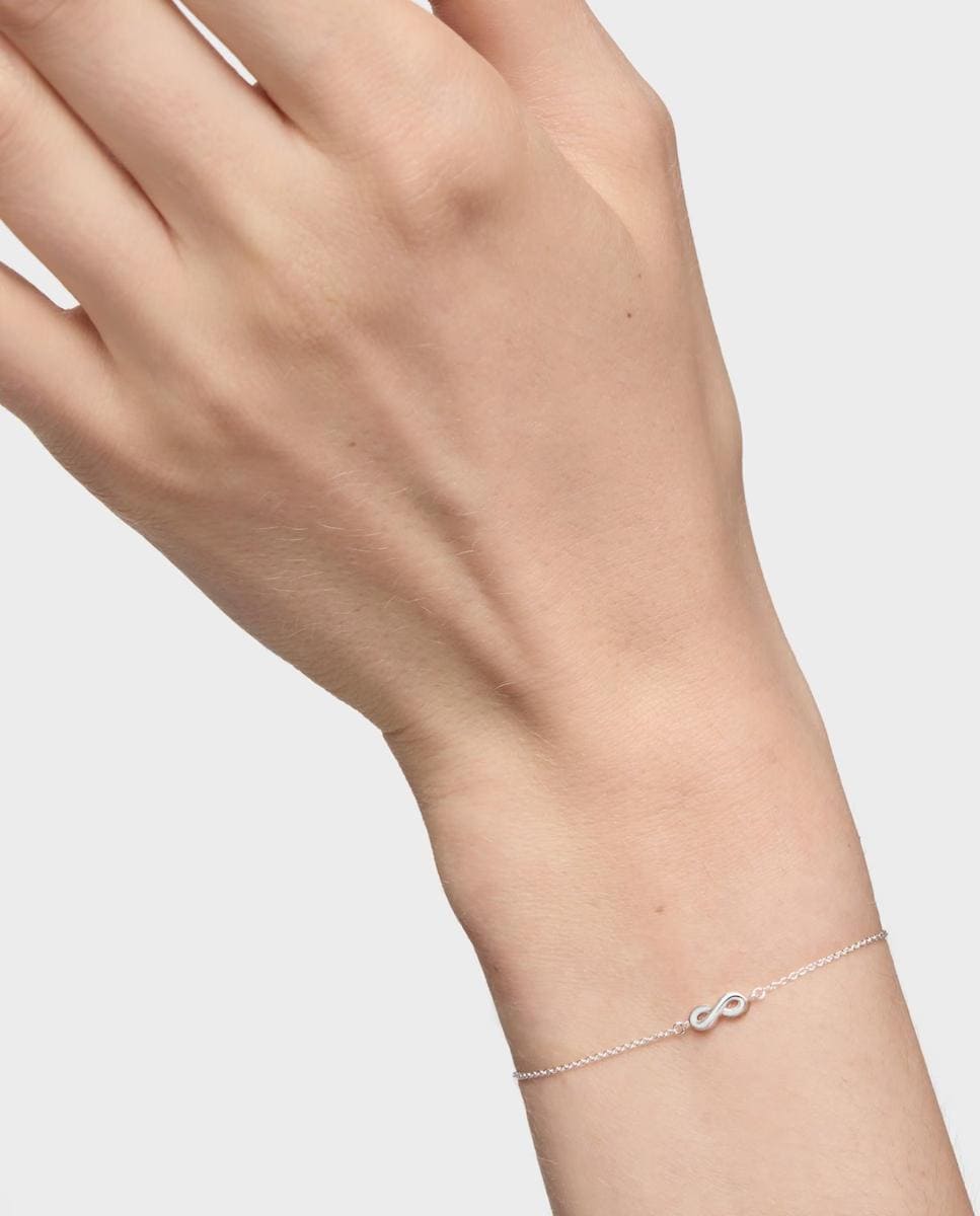 Pulsera Motivos cadena infinito de plata
