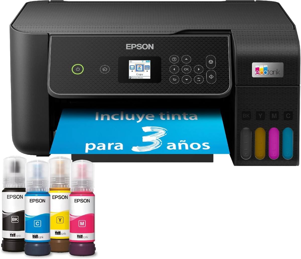Epson Impresora multifunción EcoTank ET-2870 A4 con depósito de Tinta en Amazon