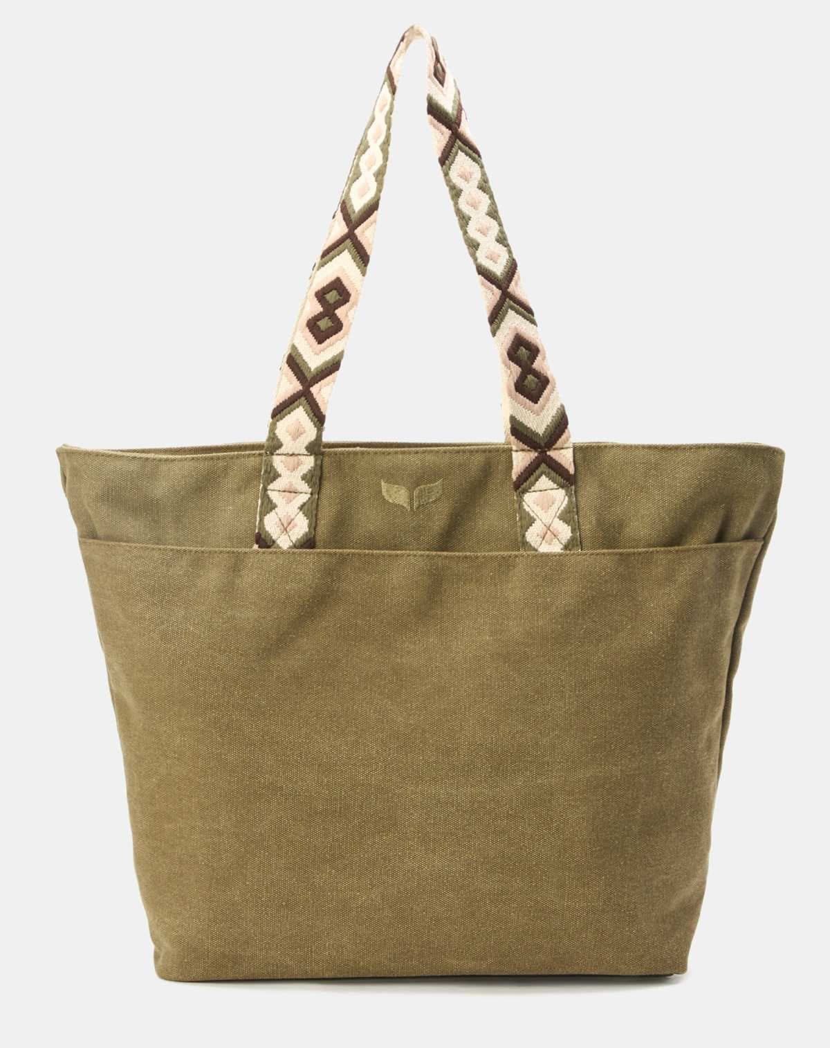 Green Coast Bolso shopper de algodón en El Corte Inglés