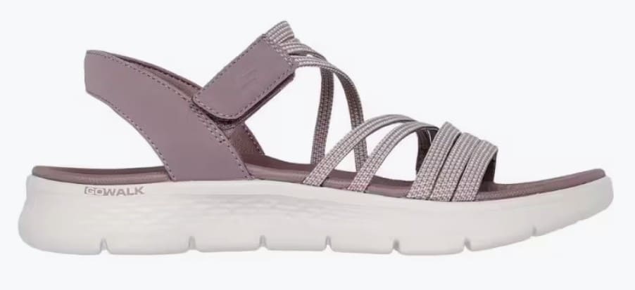Sandalias Planas Mujer Skechers Rosa en Decathlon