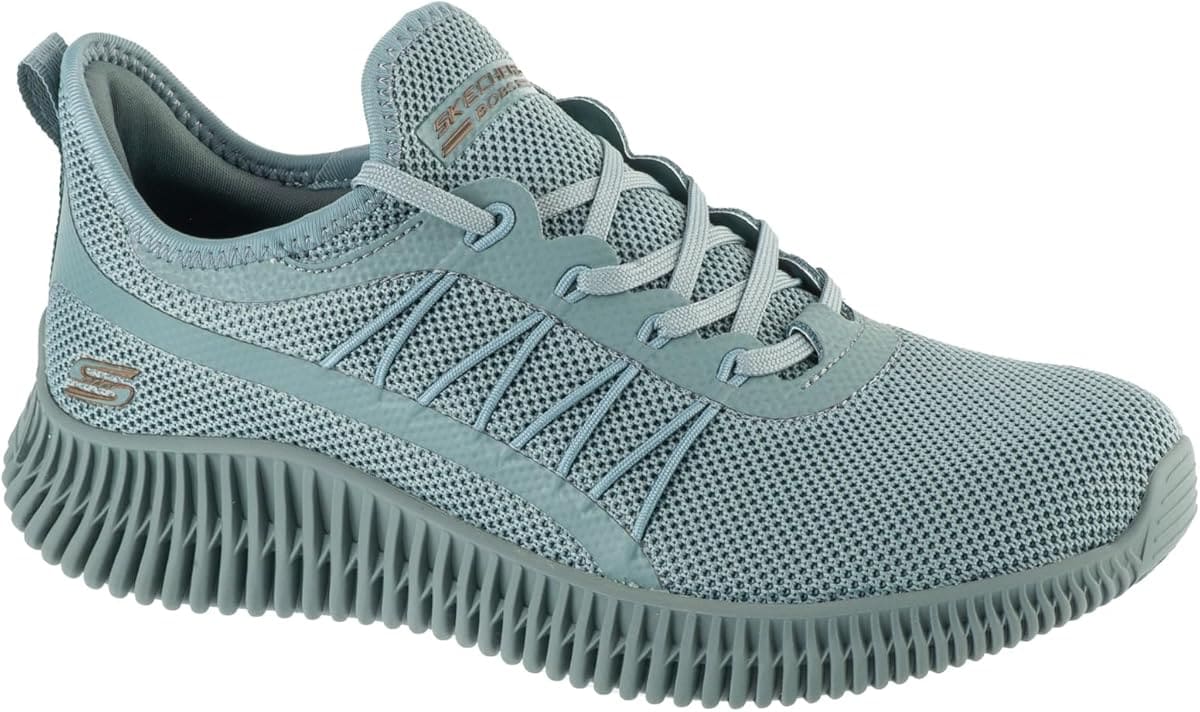 Las zapatillas Skechers Bobs Geo New Aesthetics en color azul en Amazon