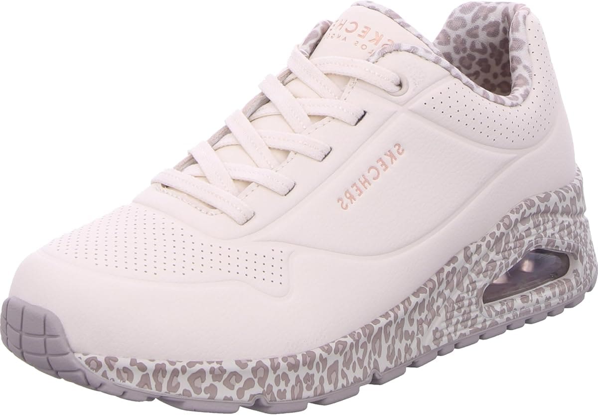 Las nuevas zapatillas Skechers Uno Safari Time en color blanco en Amazon