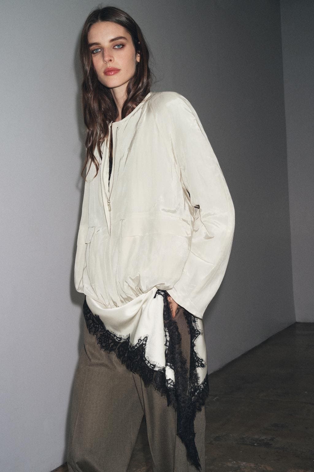 Cazadora acolchada con bolsillos ZW COLLECTION