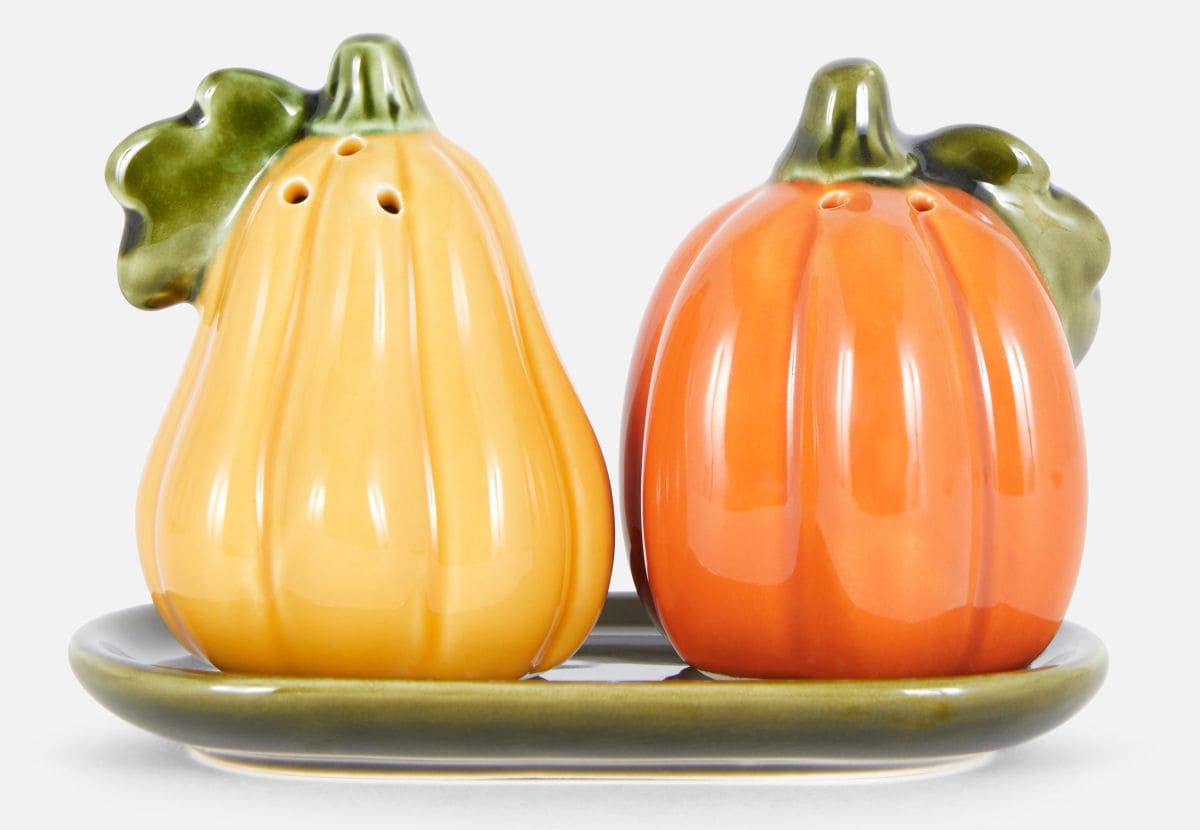 Salero y pimentero en forma de calabazas de Primark