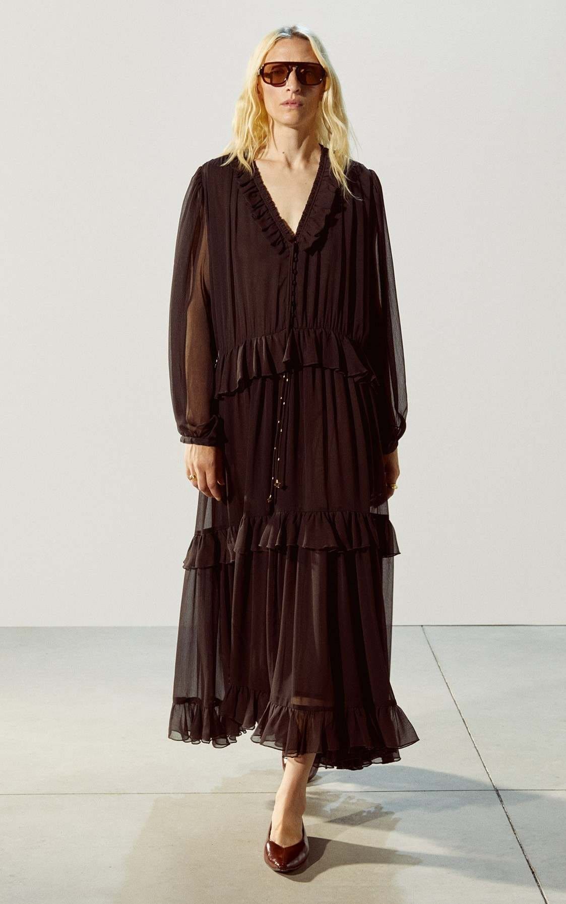 Vestido largo boho de Sfera